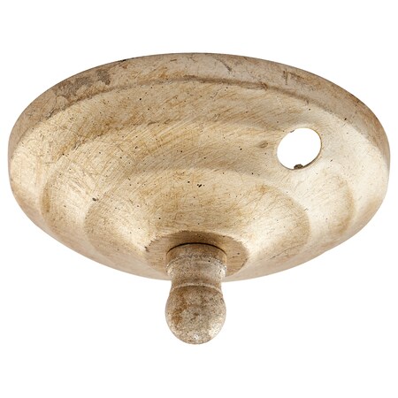 Quorum 7-1100-060 Transitional Bowl Kit Cap in Pewter, Nickel, Silver Finish,